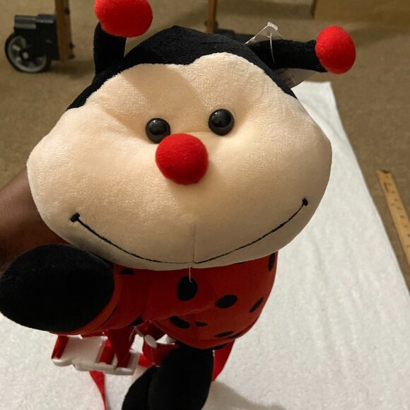 Lady Bug Plush On Leash - Picture 6 of 12